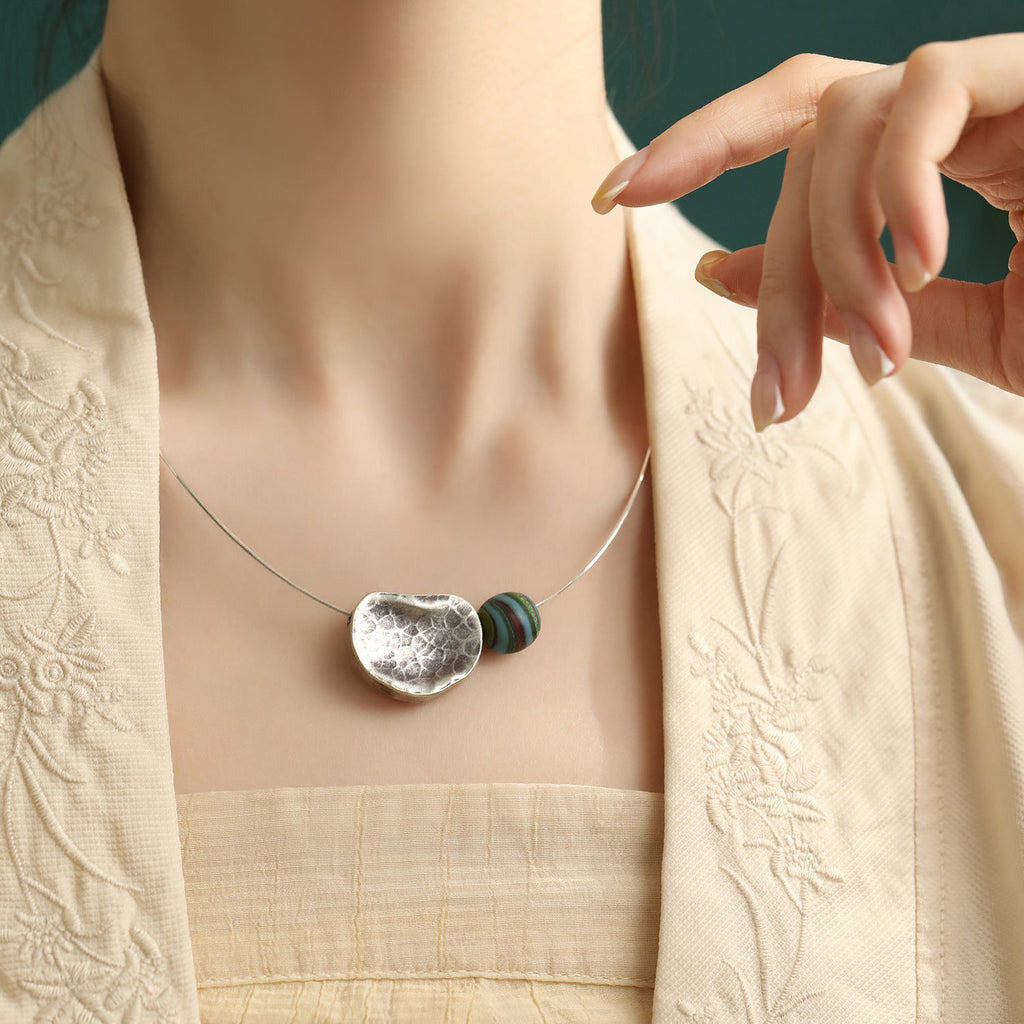 Stunning Silver Necklace for Daily Wear