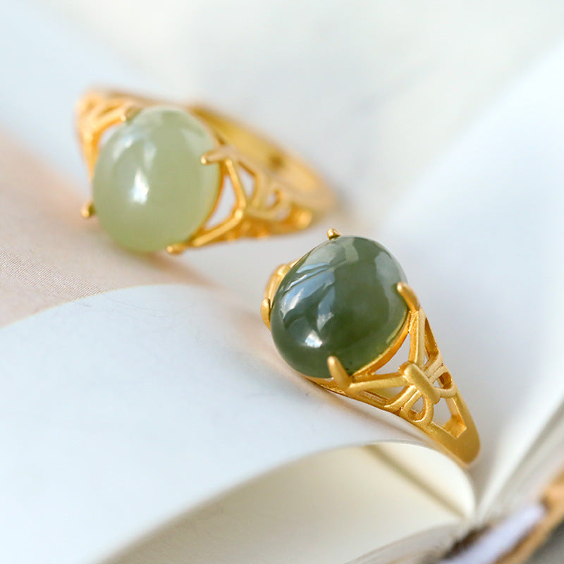 Delicate Artisan Gold Ring