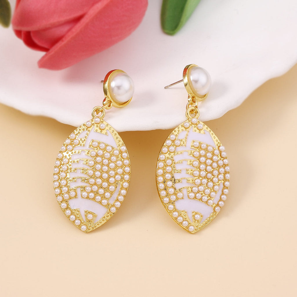 Delicate Artisan Pearl Earring