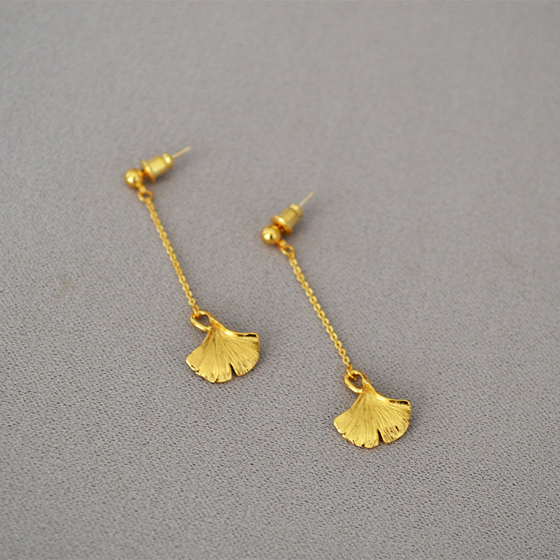 Vintage Handmade Gold Earring