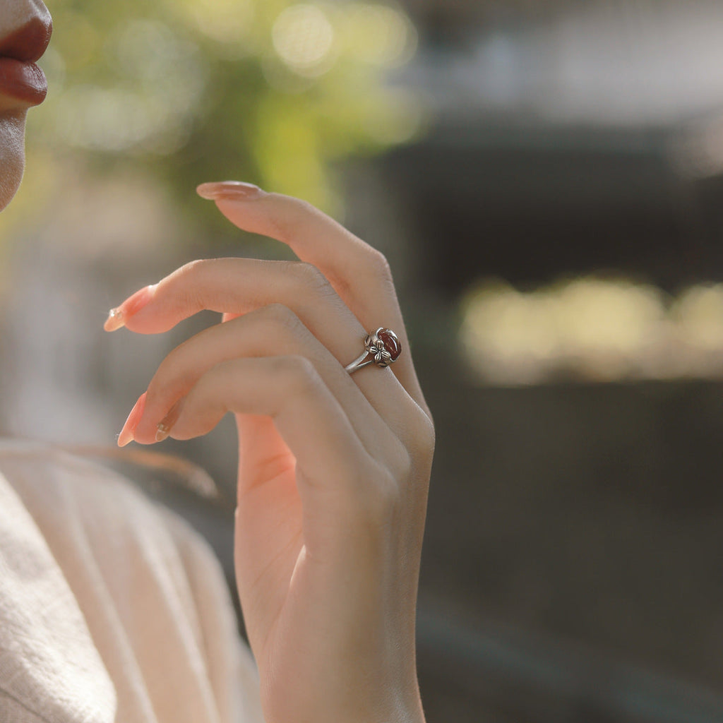Delicate Artisan Silver Ring