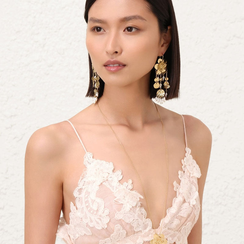 Delicate Artisan Pearl Earring