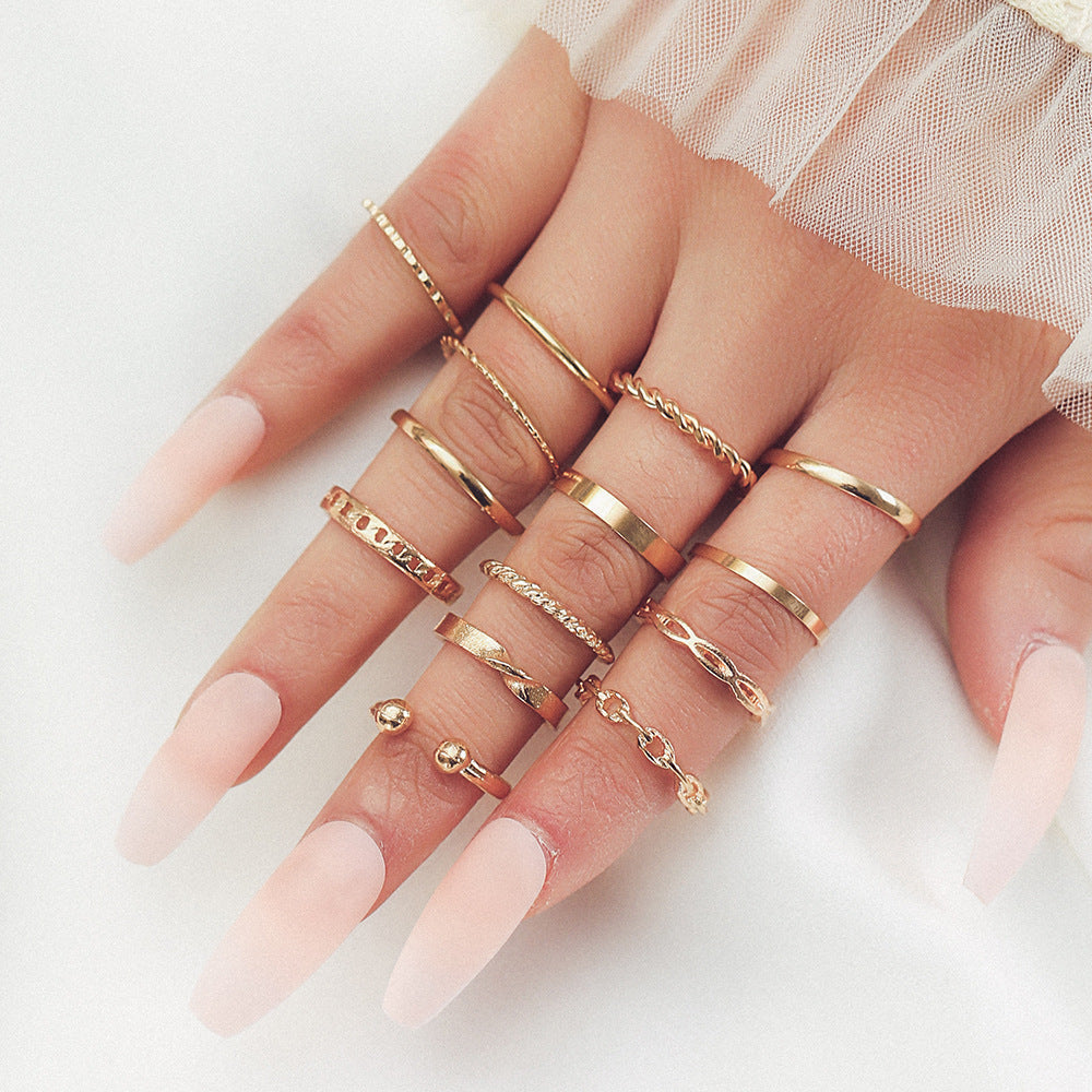 Vintage Handmade Gold Set