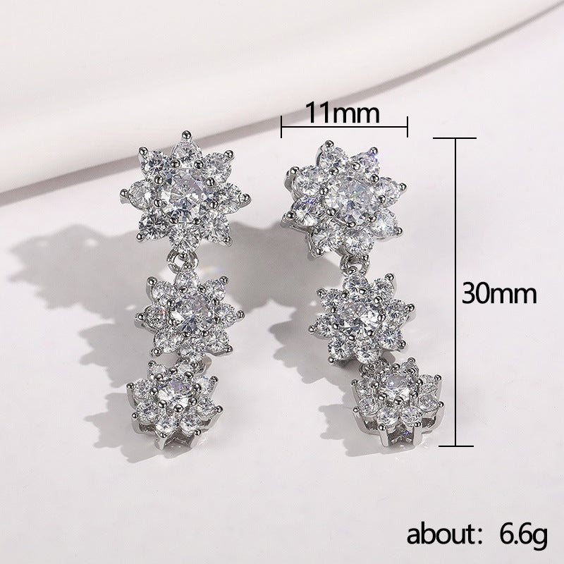 Vintage Handmade Gold Earring
