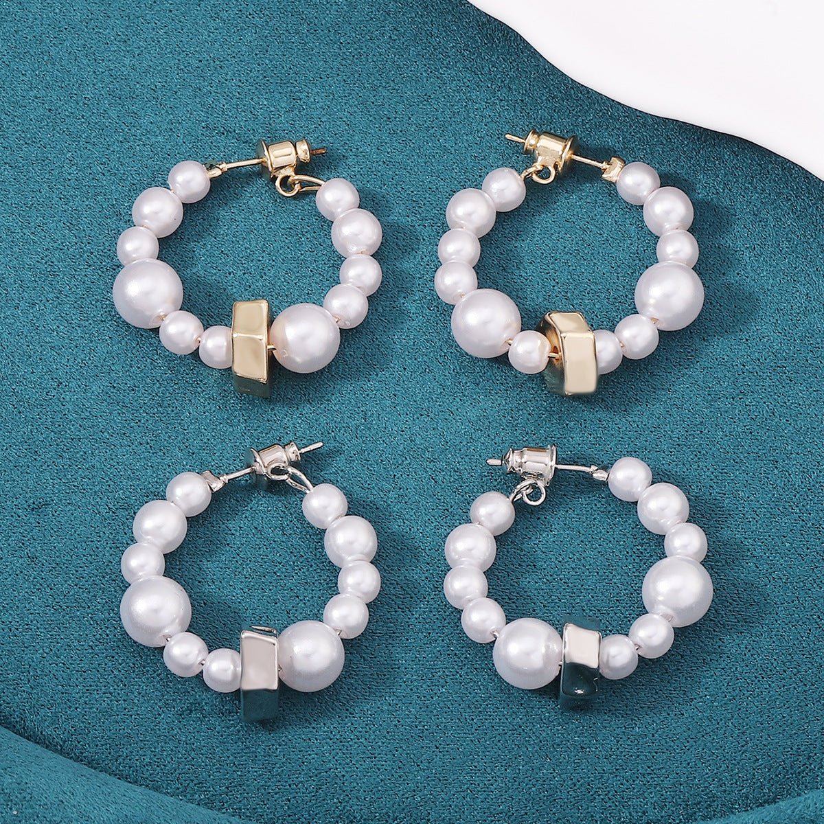 Delicate Artisan Pearl Earring