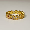 Delicate Artisan Gold Ring