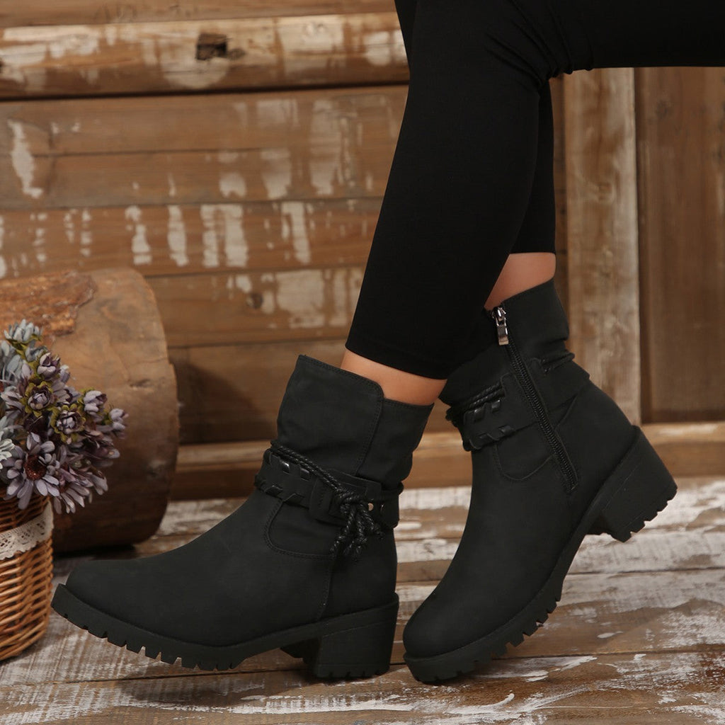 Classic Orthopedic Boots with Timeless Style