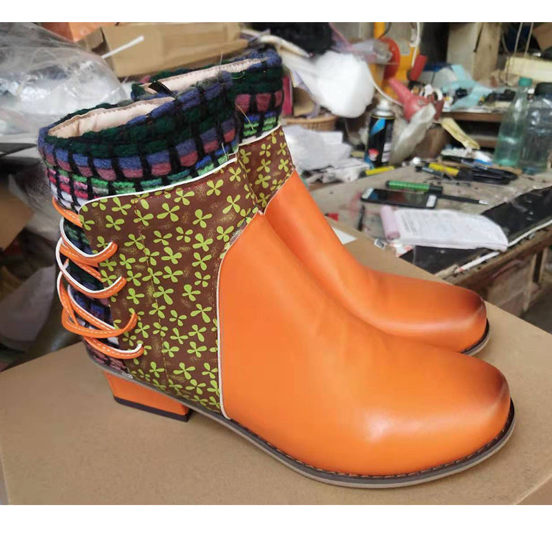 Chic Orthopedic Boots with Unique Design
