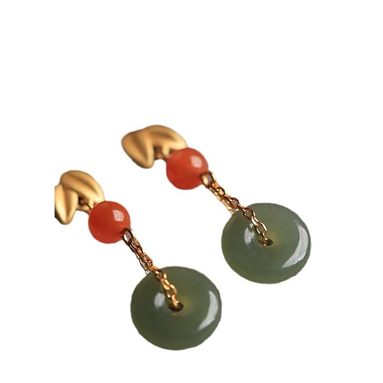 Delicate Artisan Gold Earring