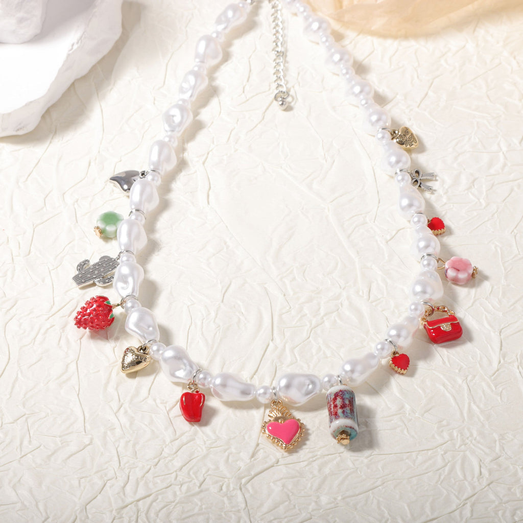 Delicate Artisan Pearl Necklace
