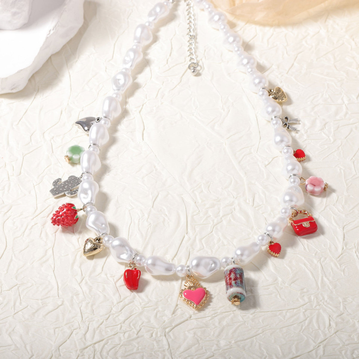 Delicate Artisan Pearl Necklace