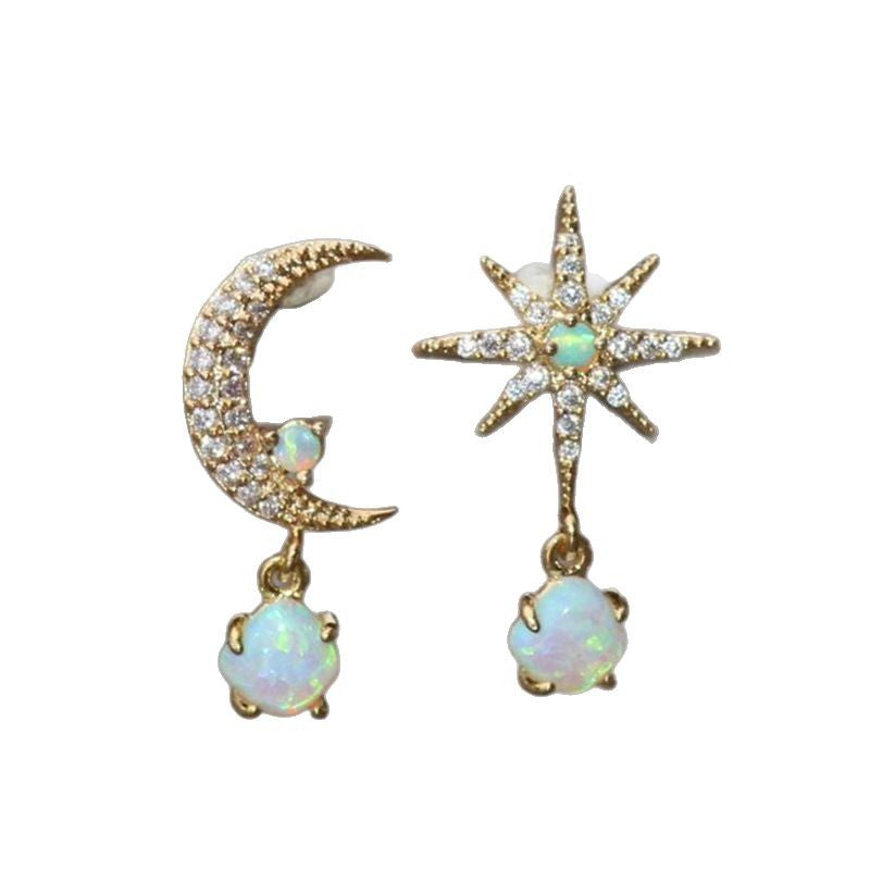 Vintage Handmade Gold Earring