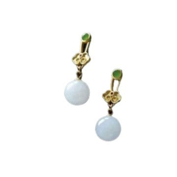 Delicate Artisan Gold Earring