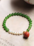 Delicate Artisan Pearl Bracelet