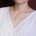 Delicate Artisan Gold Pendant