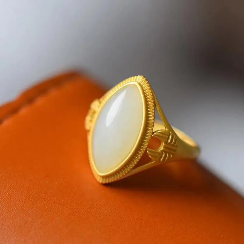Delicate Artisan Gold Ring
