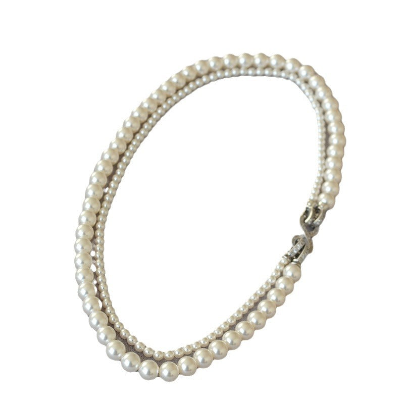 Vintage Handmade Pearl Necklace