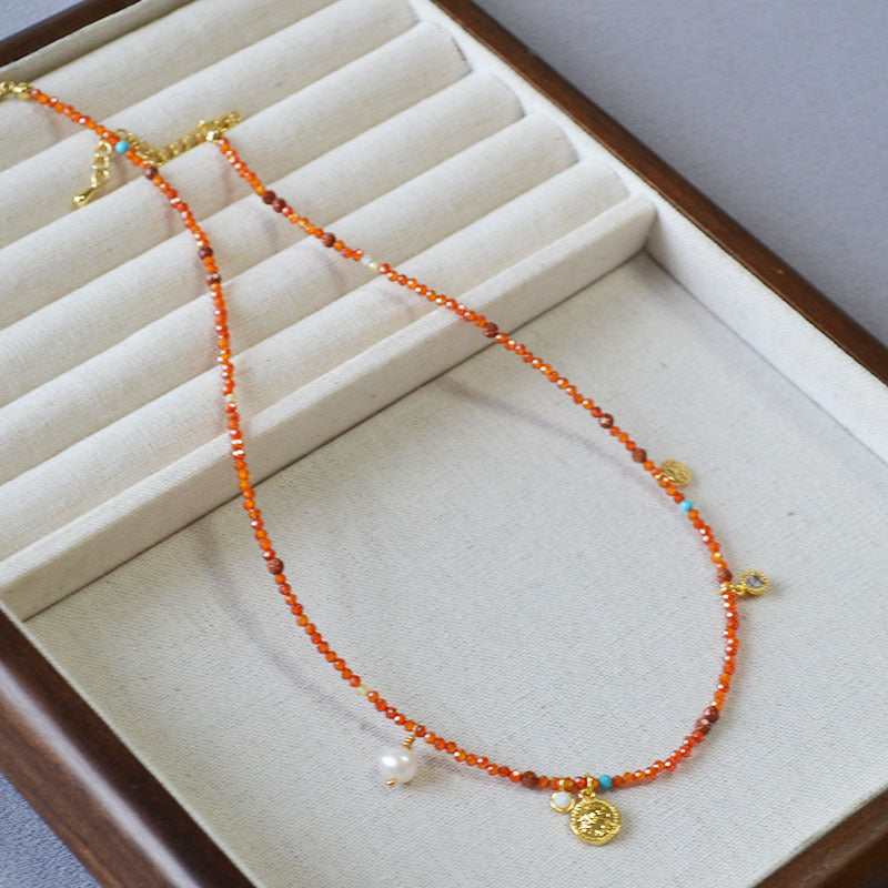 Vintage Handmade Gold Necklace