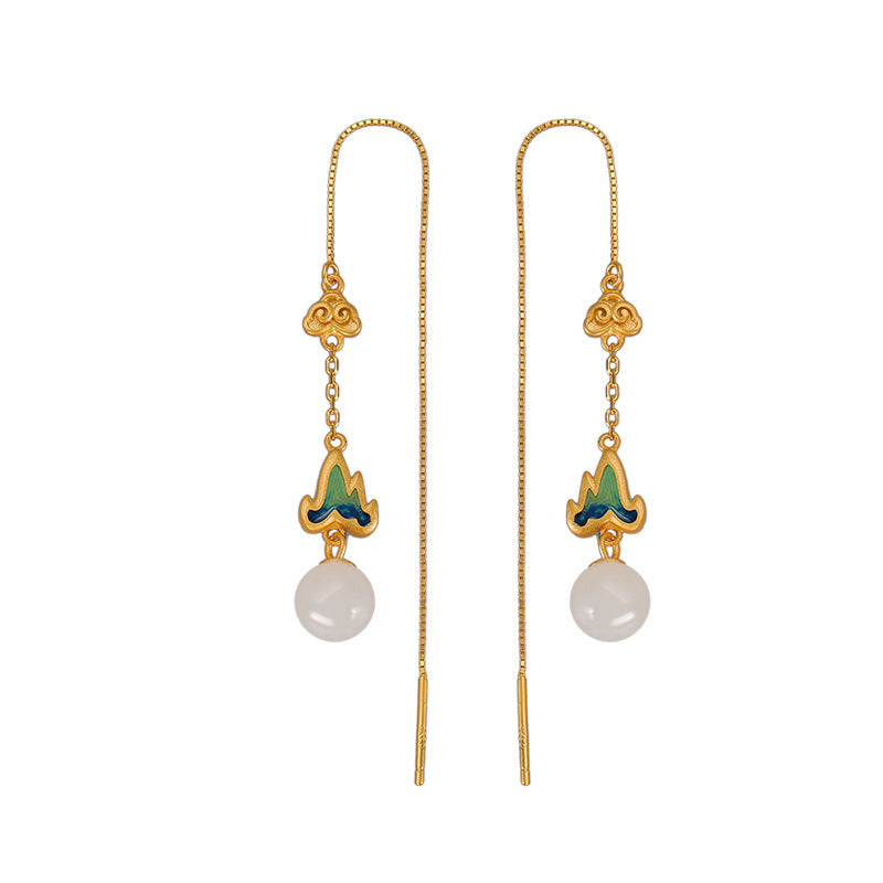 Beautiful Silver Earring with Unique Style