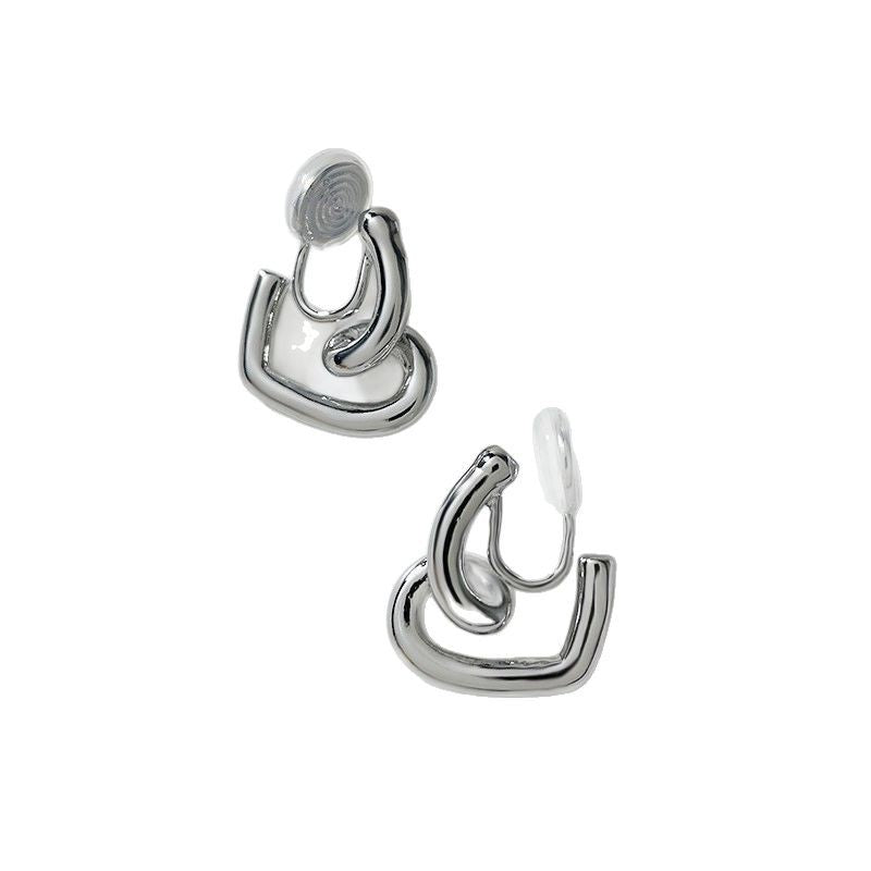 Vintage Handmade Silver Earring