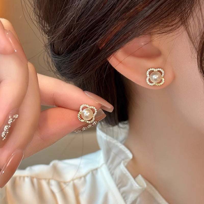 Delicate Artisan Pearl Earring