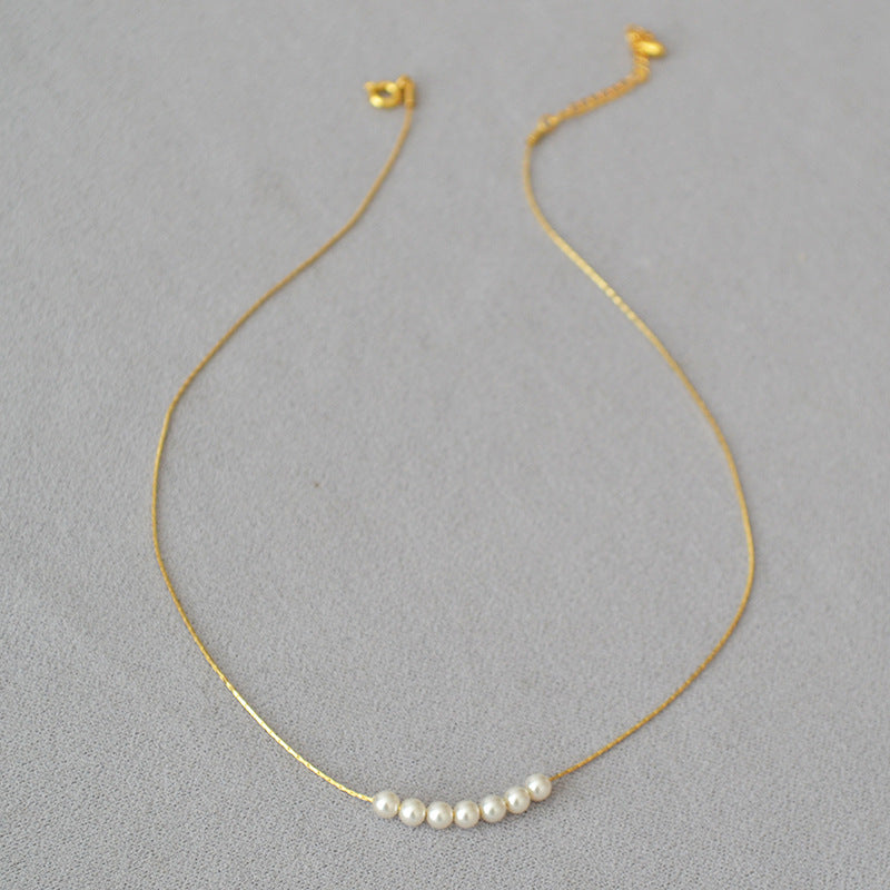Vintage Handmade Gold Necklace