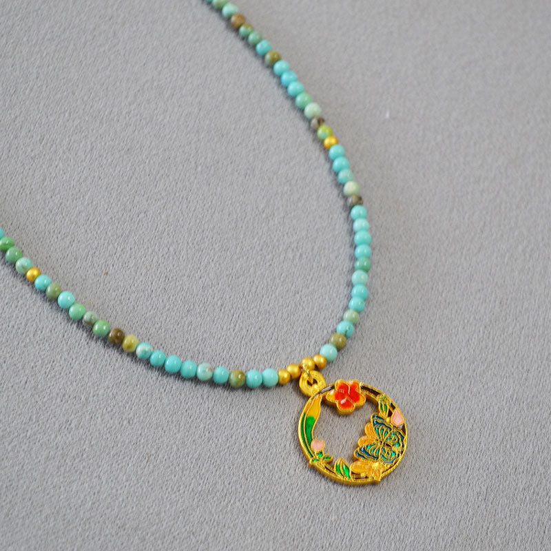 Delicate Artisan Gold Necklace