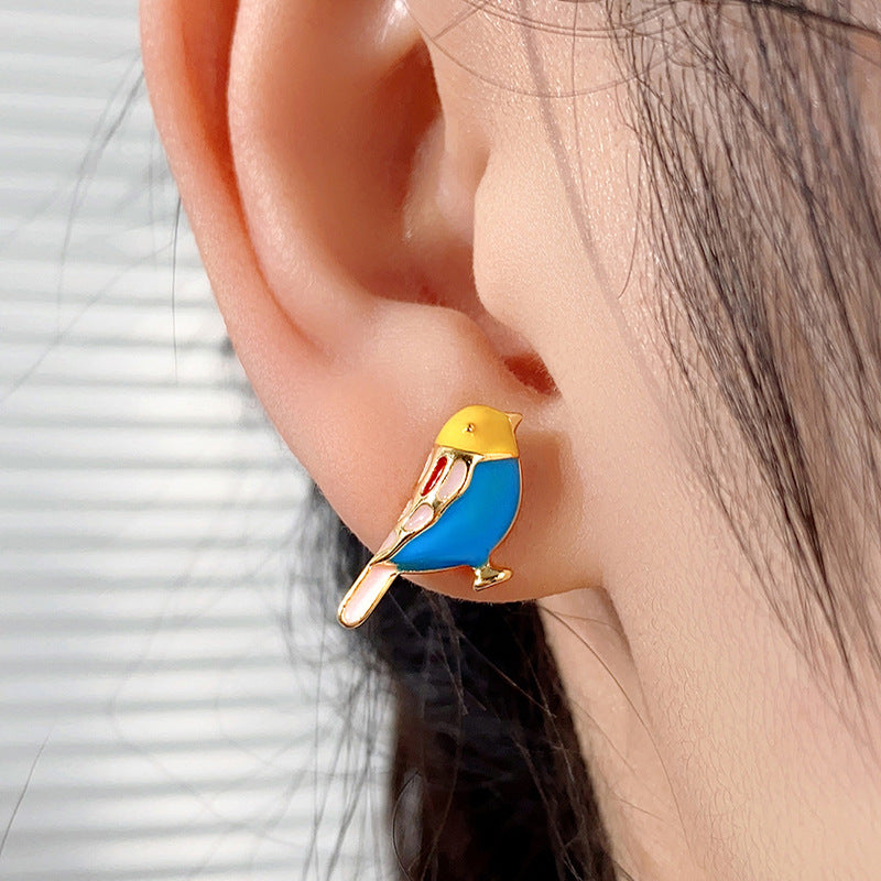 Vintage Handmade Gold Earring