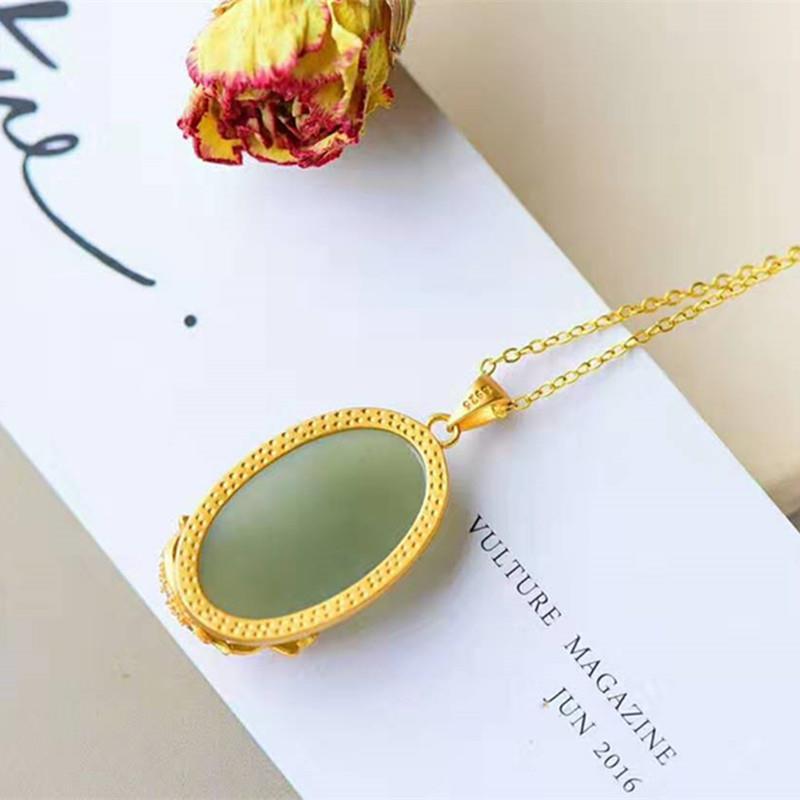 Delicate Artisan Gold Pendant