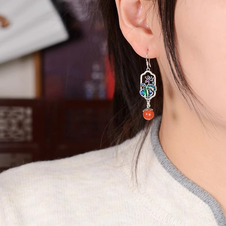 Delicate Artisan Silver Earring