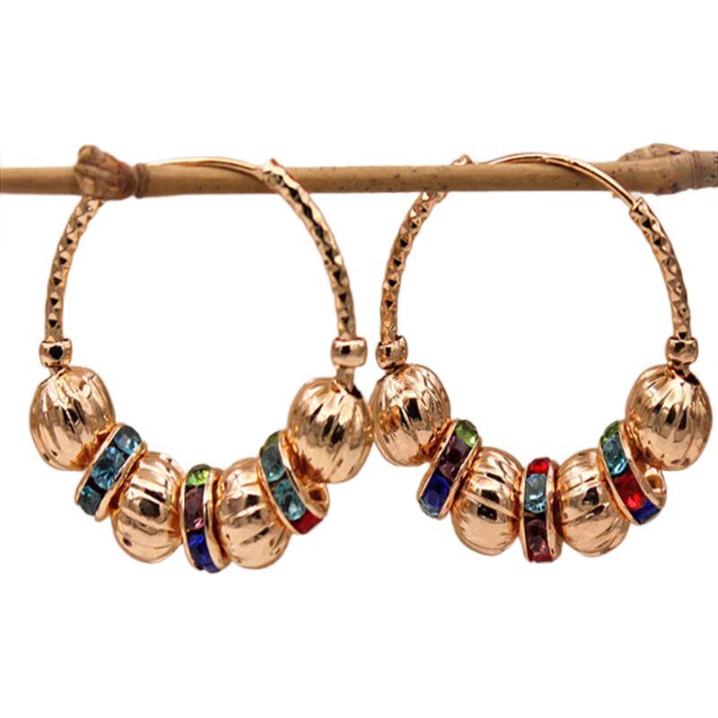 Vintage Handmade Gold Earring