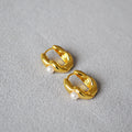 Delicate Artisan Gold Earring