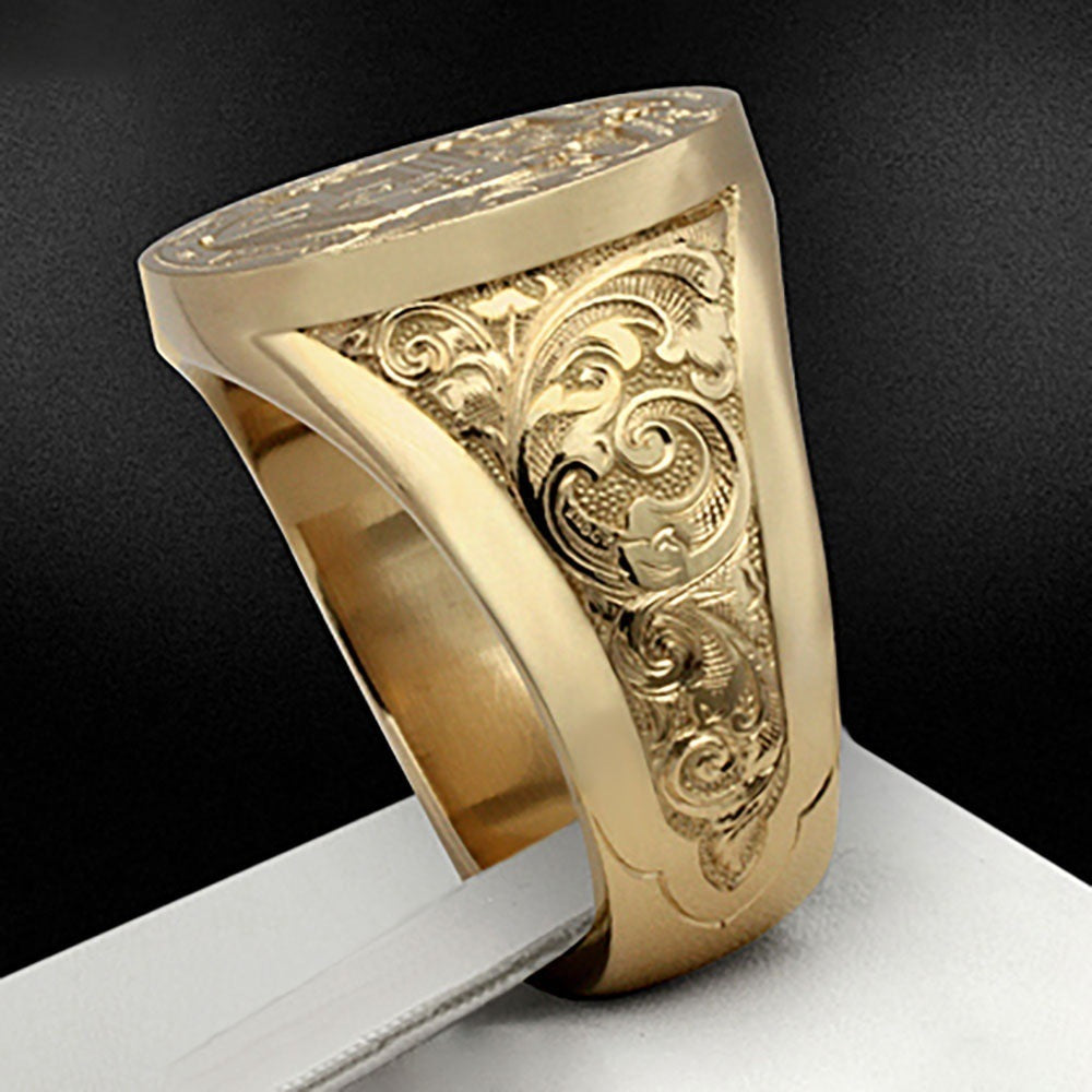 Vintage Handmade Gold Ring