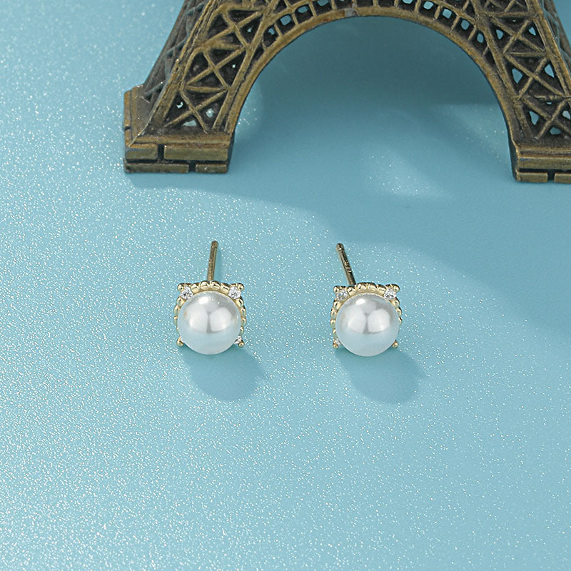 Vintage Handmade Pearl Earring
