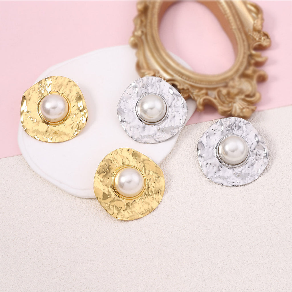 Delicate Artisan Pearl Earring