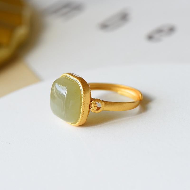 Delicate Artisan Gold Ring