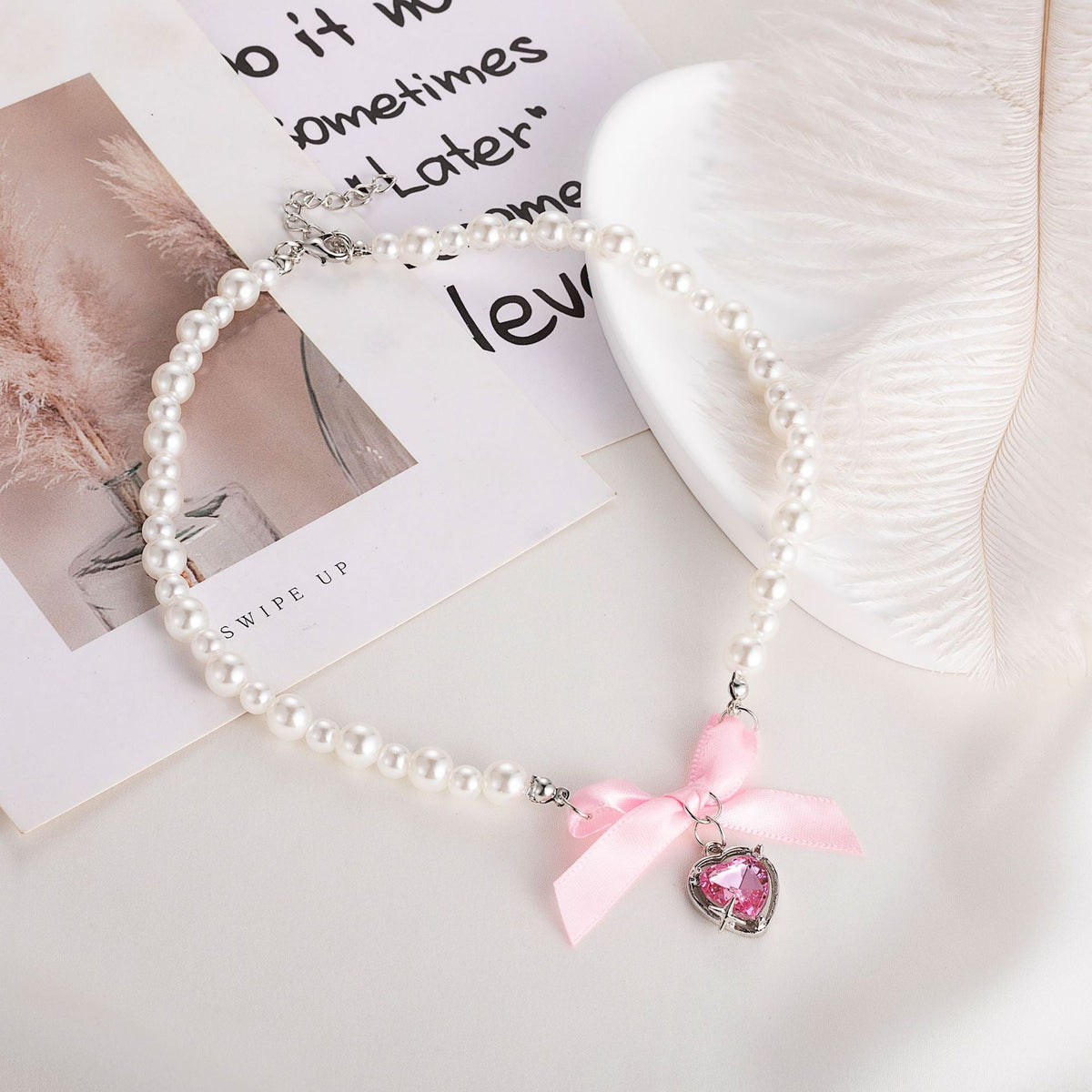 Delicate Artisan Pearl Necklace