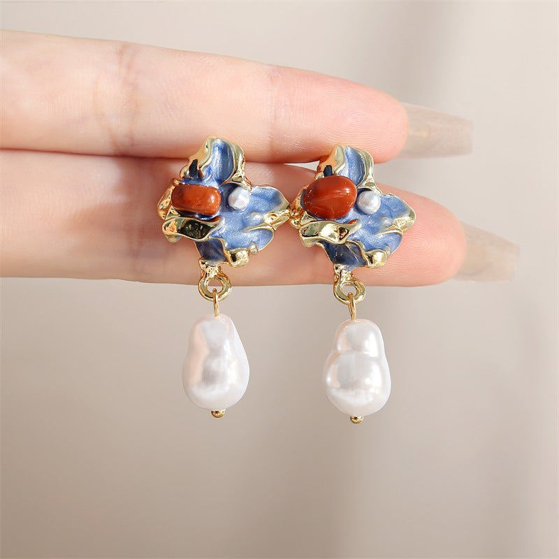Vintage Handmade Pearl Earring