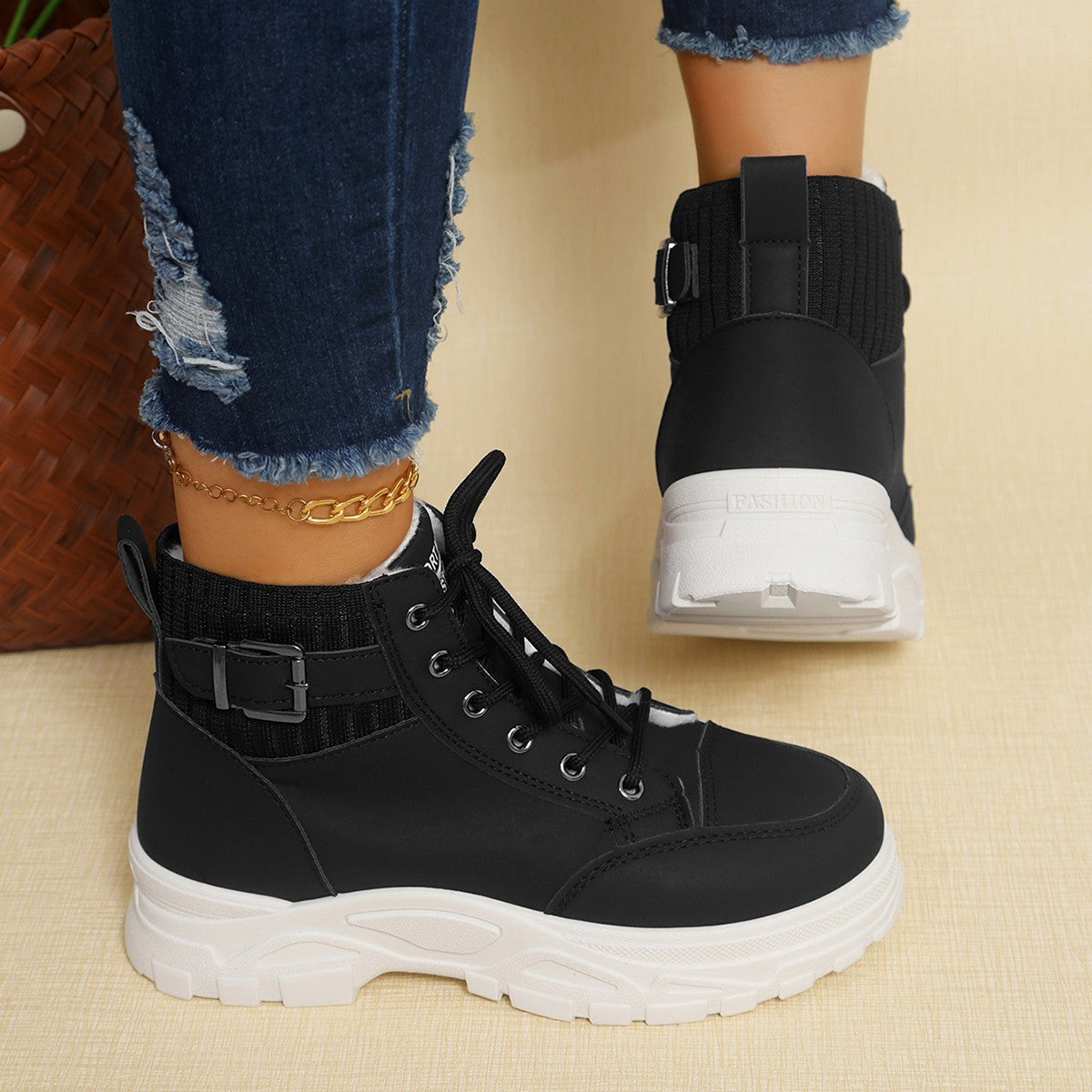 Graceful Orthopedic Boots for Modern Look