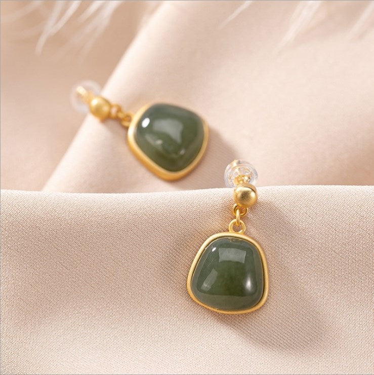 Delicate Artisan Gold Earring