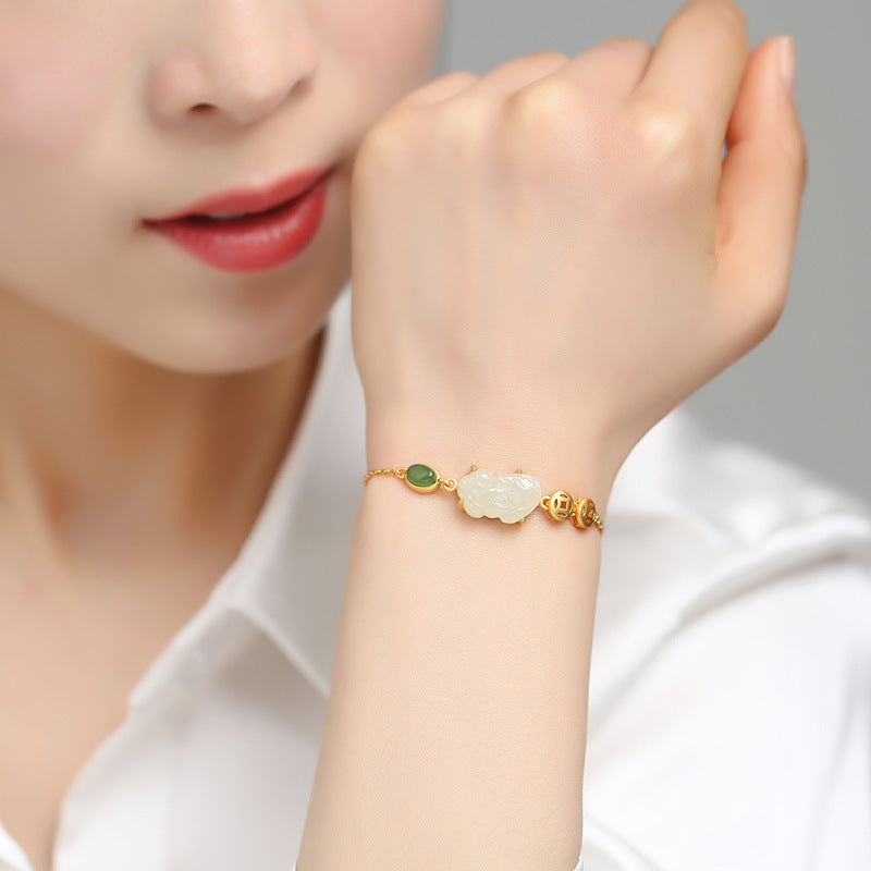 Delicate Artisan Silver Bracelet