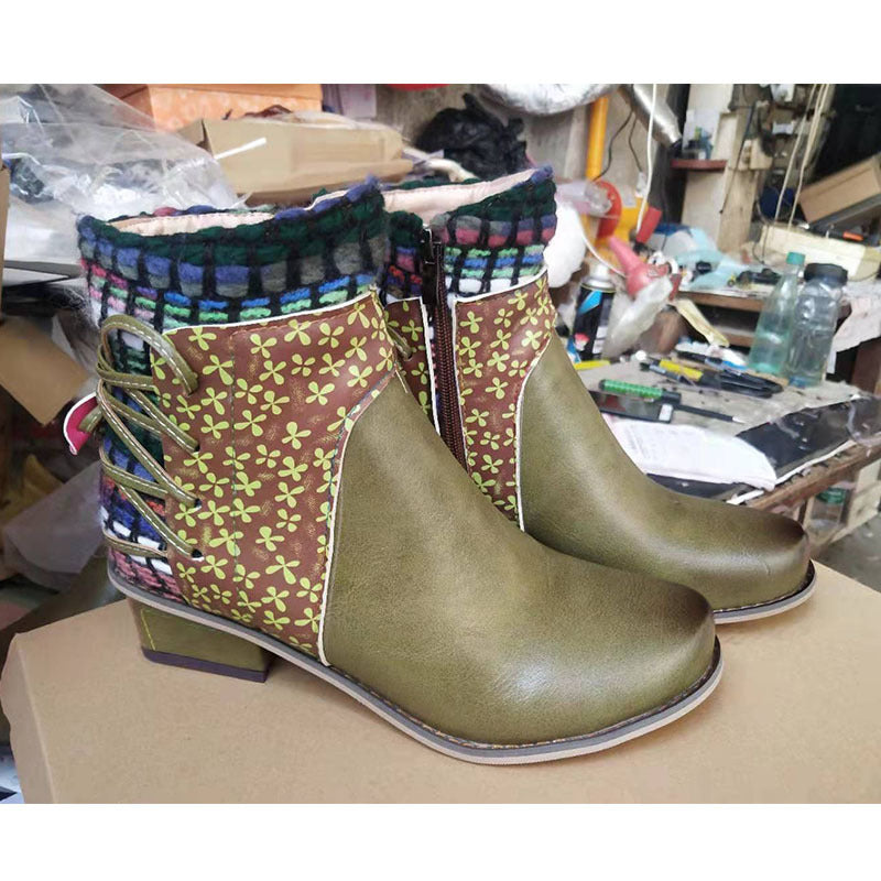 Chic Orthopedic Boots with Unique Design