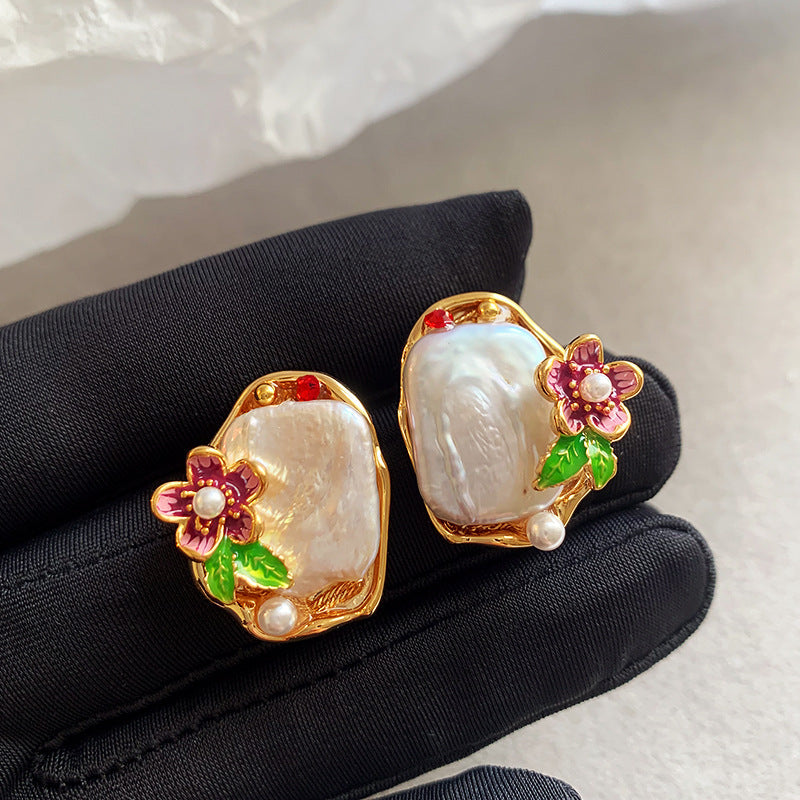 Vintage Handmade Pearl Earring