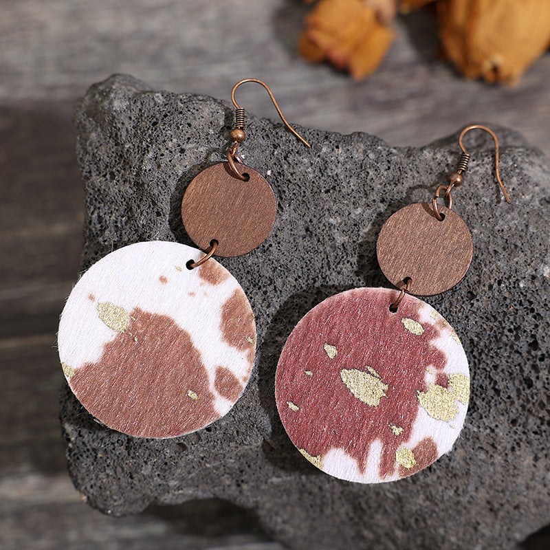 Delicate Artisan Gold Earring