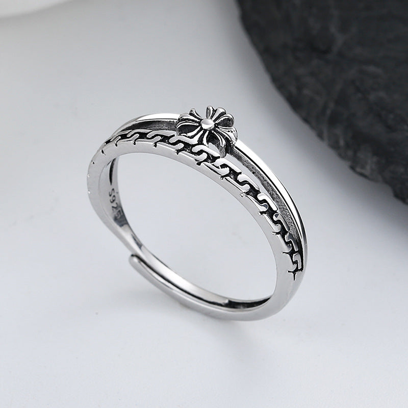 Romantic Silver Ring for Special Moments