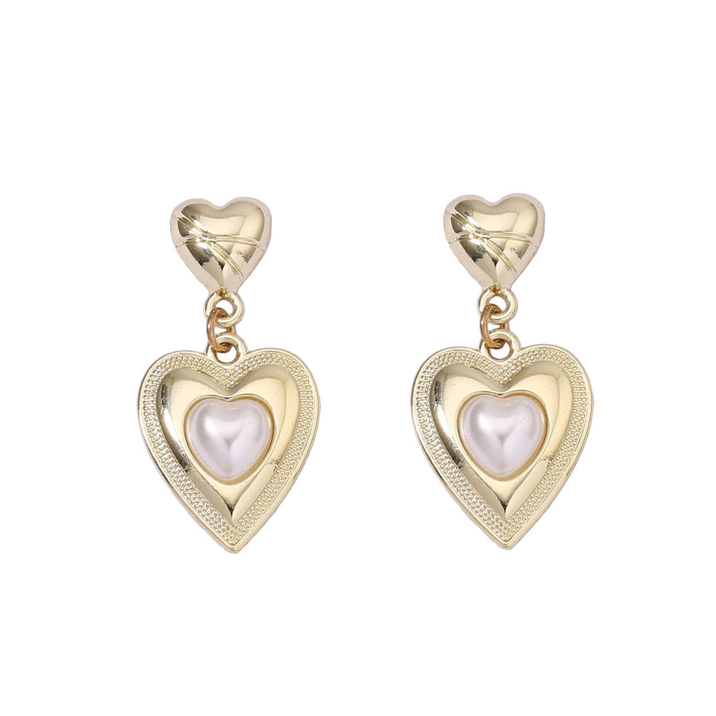 Vintage Handmade Gold Earring