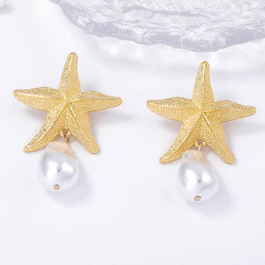 Delicate Artisan Pearl Earring