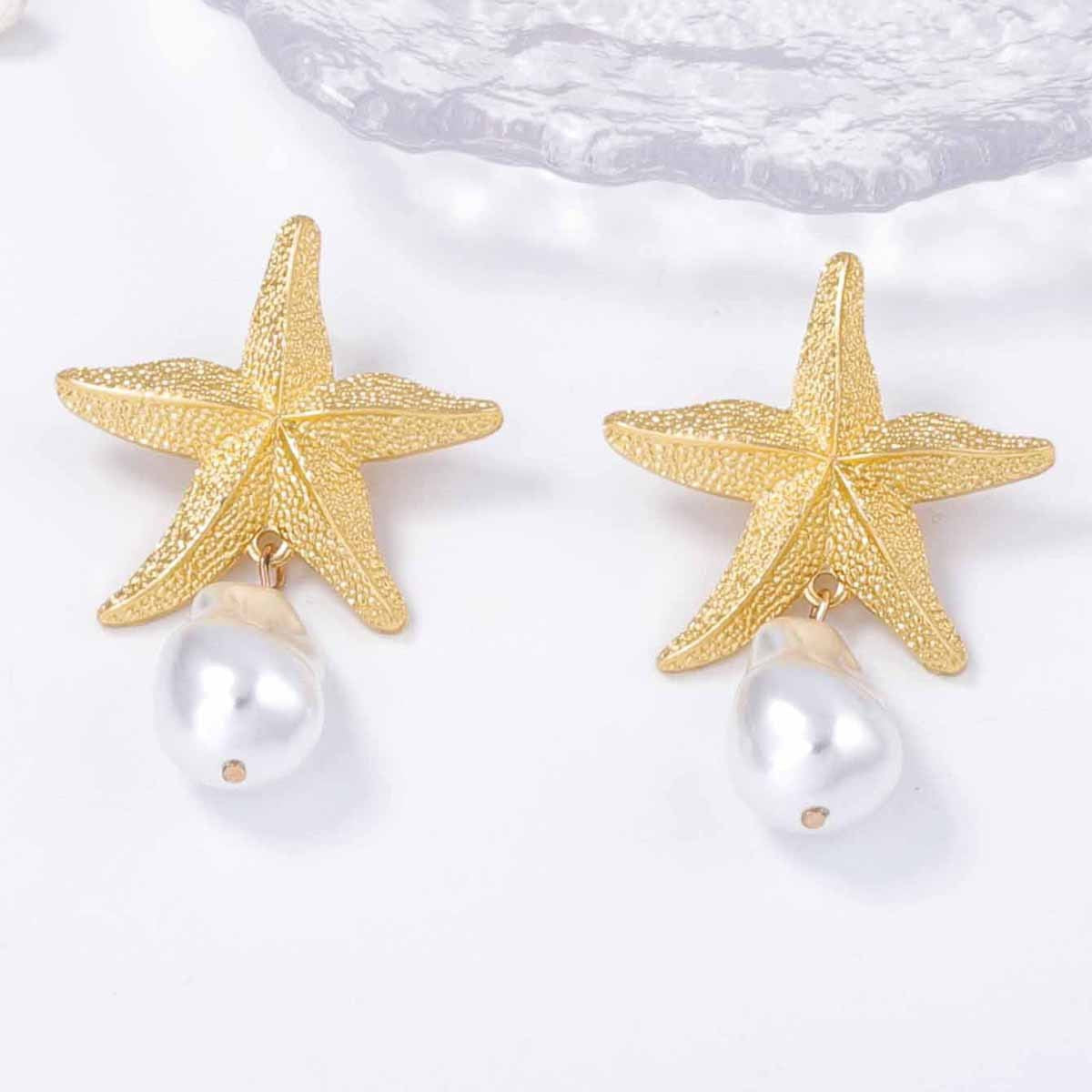 Delicate Artisan Pearl Earring