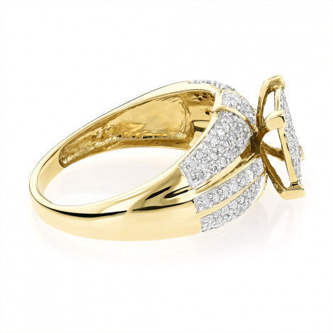 Delicate Artisan Gold Ring