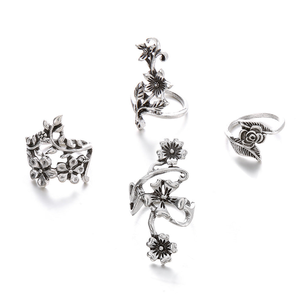 Beautiful Silver Set with Unique Style
